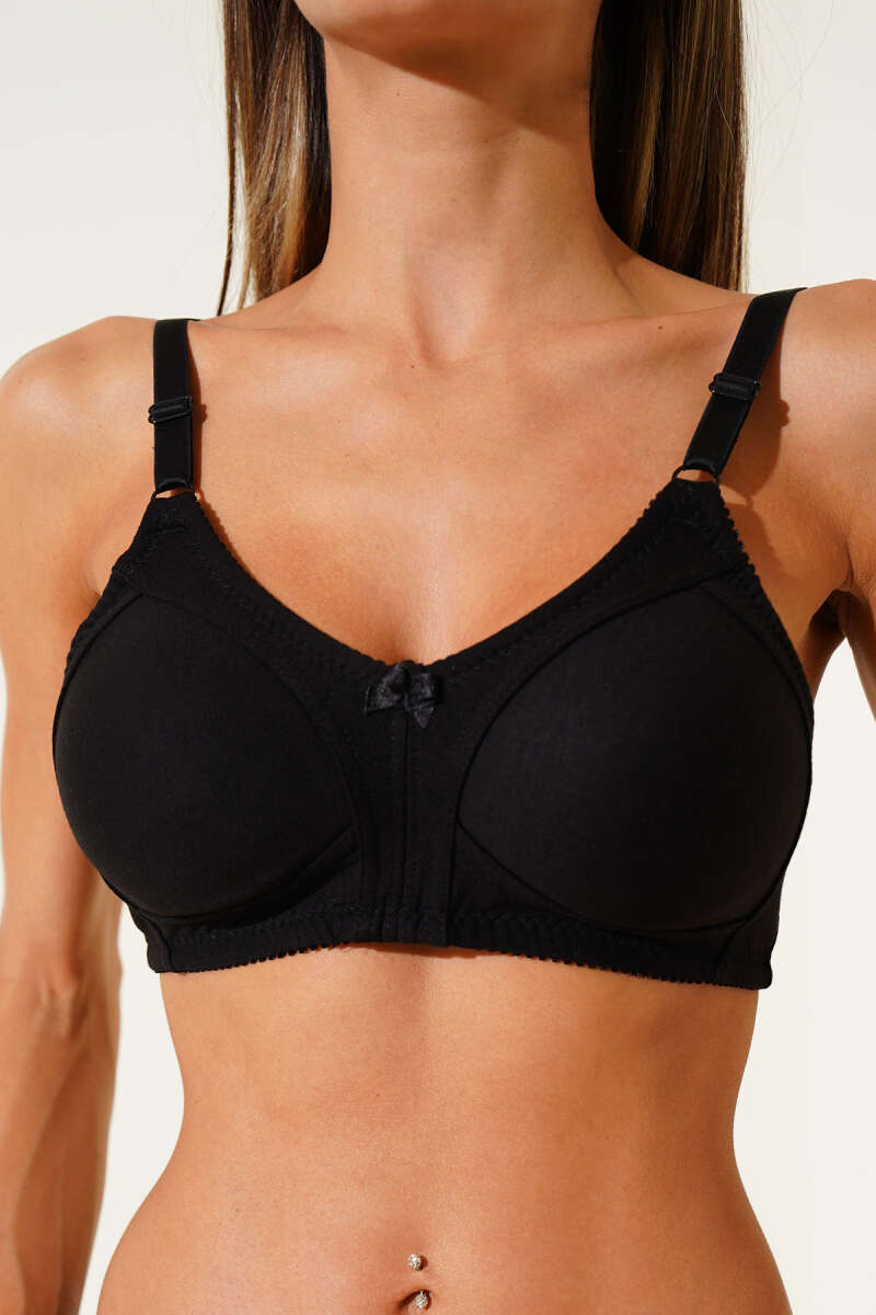 NBB Cotton Jersey Bra - Black