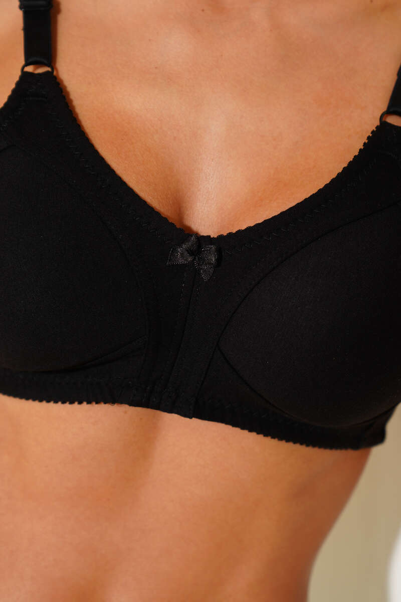 NBB Cotton Jersey Bra - Black