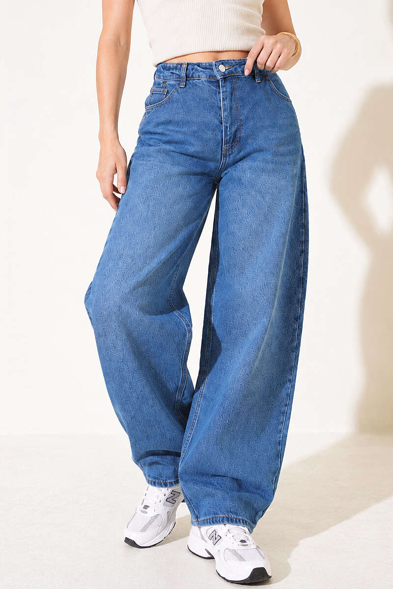 Oversized Baggy Jeans - Blue