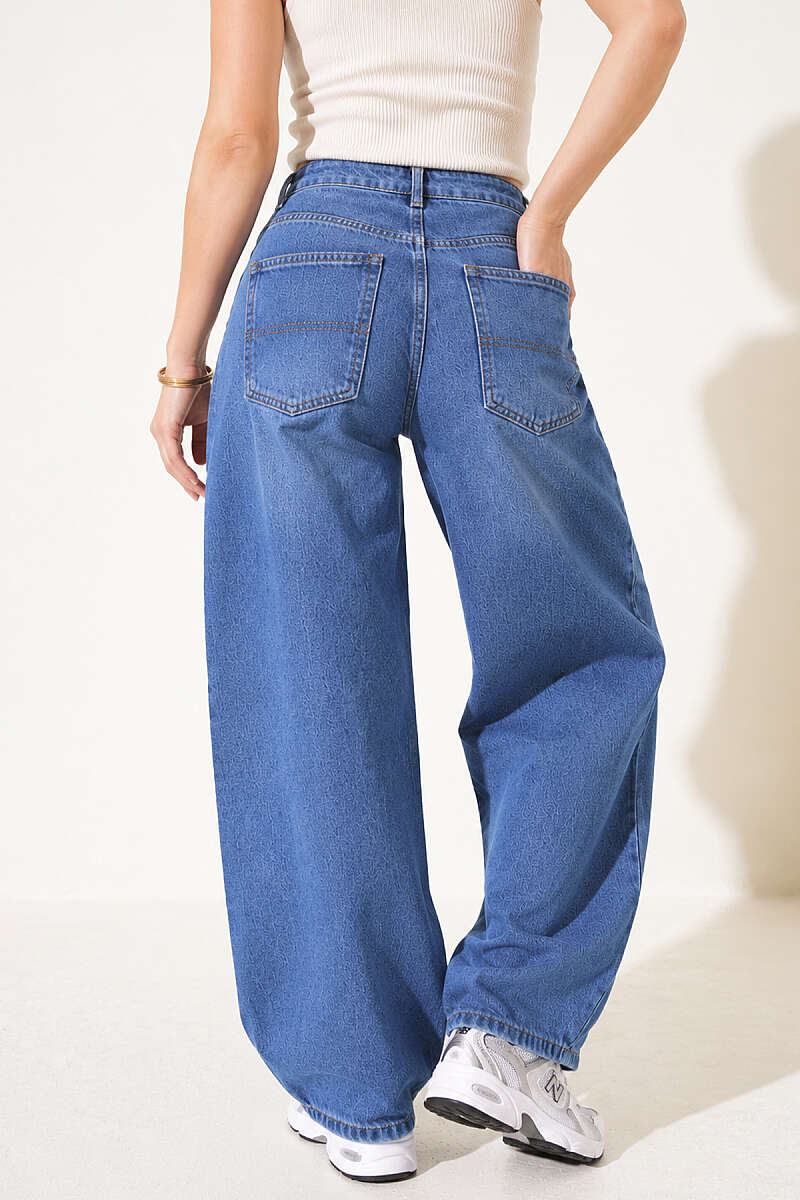 Oversized Baggy Jeans - Blue