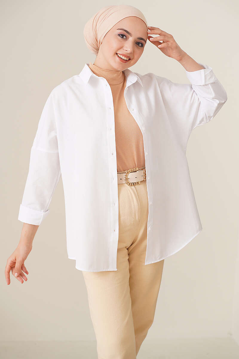 Oversized Shirt - White
