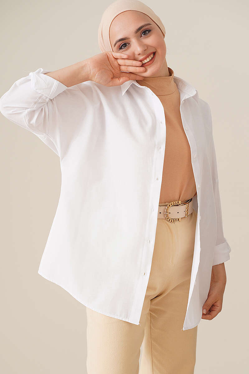 Oversized Shirt - White