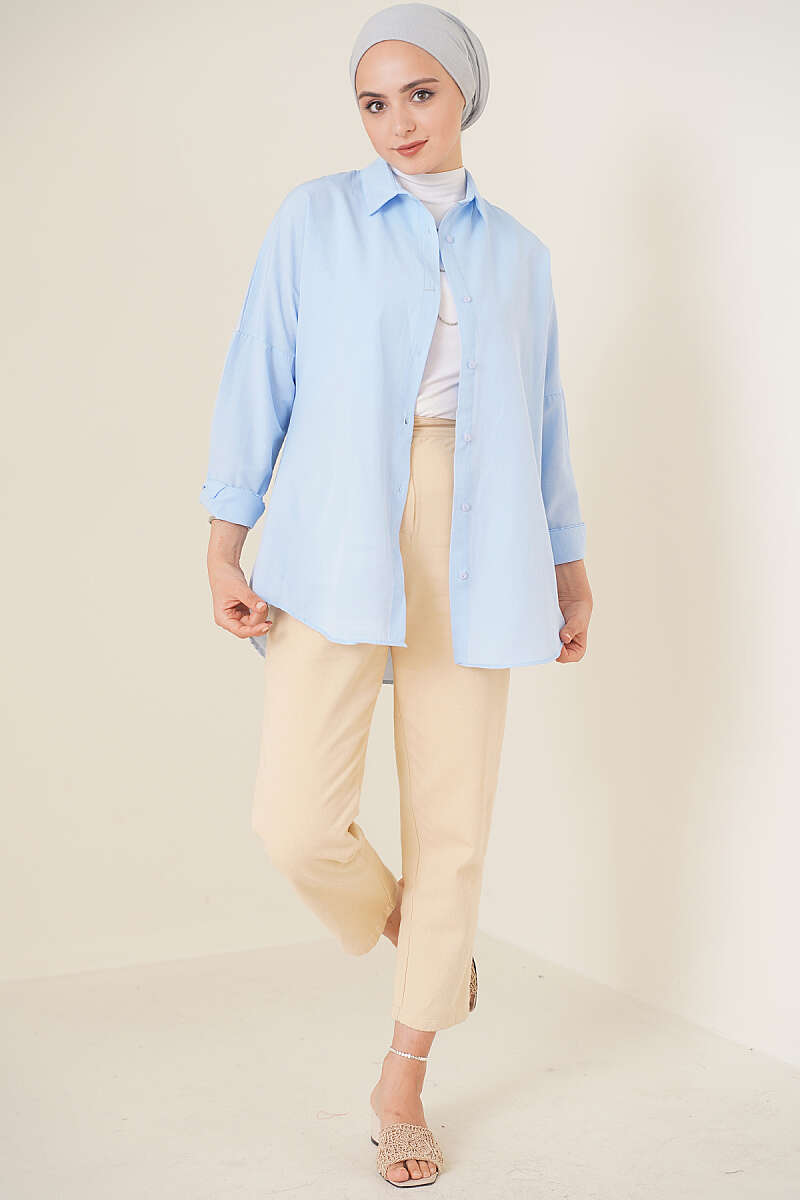 Oversized Shirt - Blue
