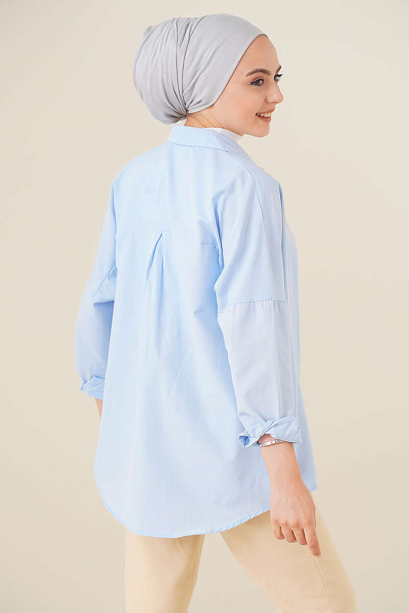 Oversized Shirt - Blue