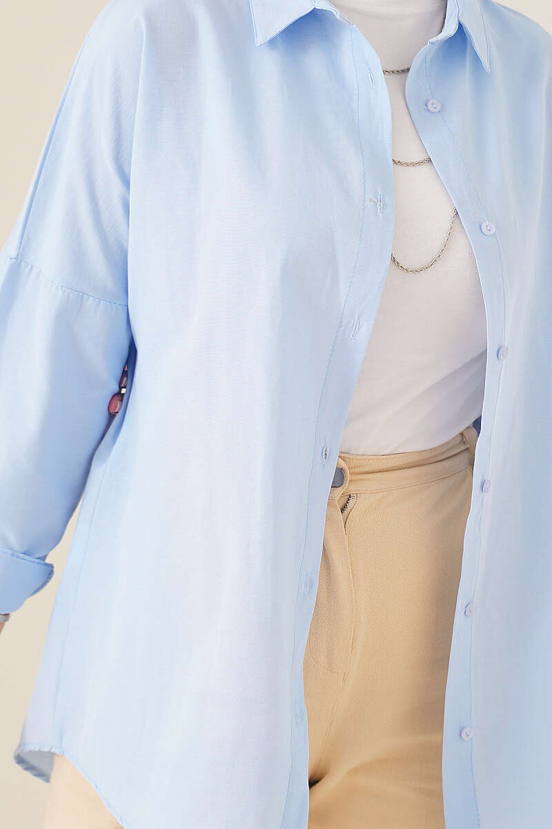 Oversized Shirt - Blue