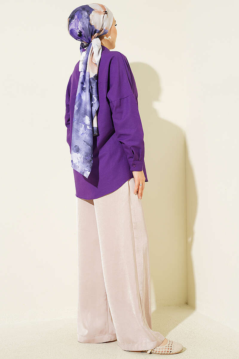 Oversized Shirt - Purple