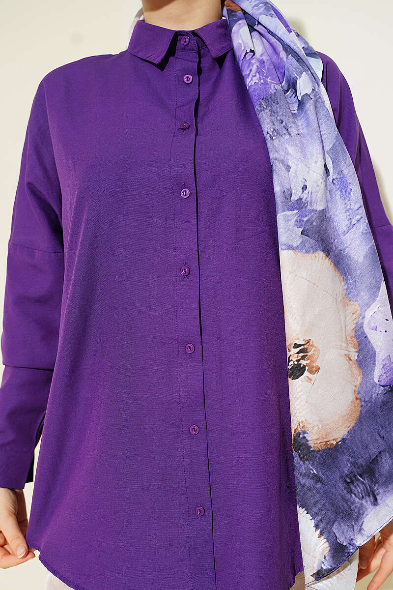 Oversized Shirt - Purple