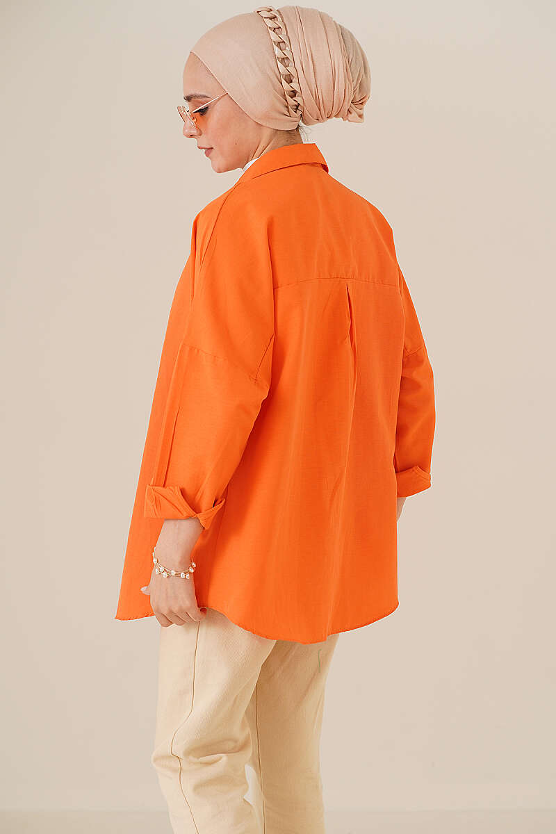 Oversized Shirt - Orange