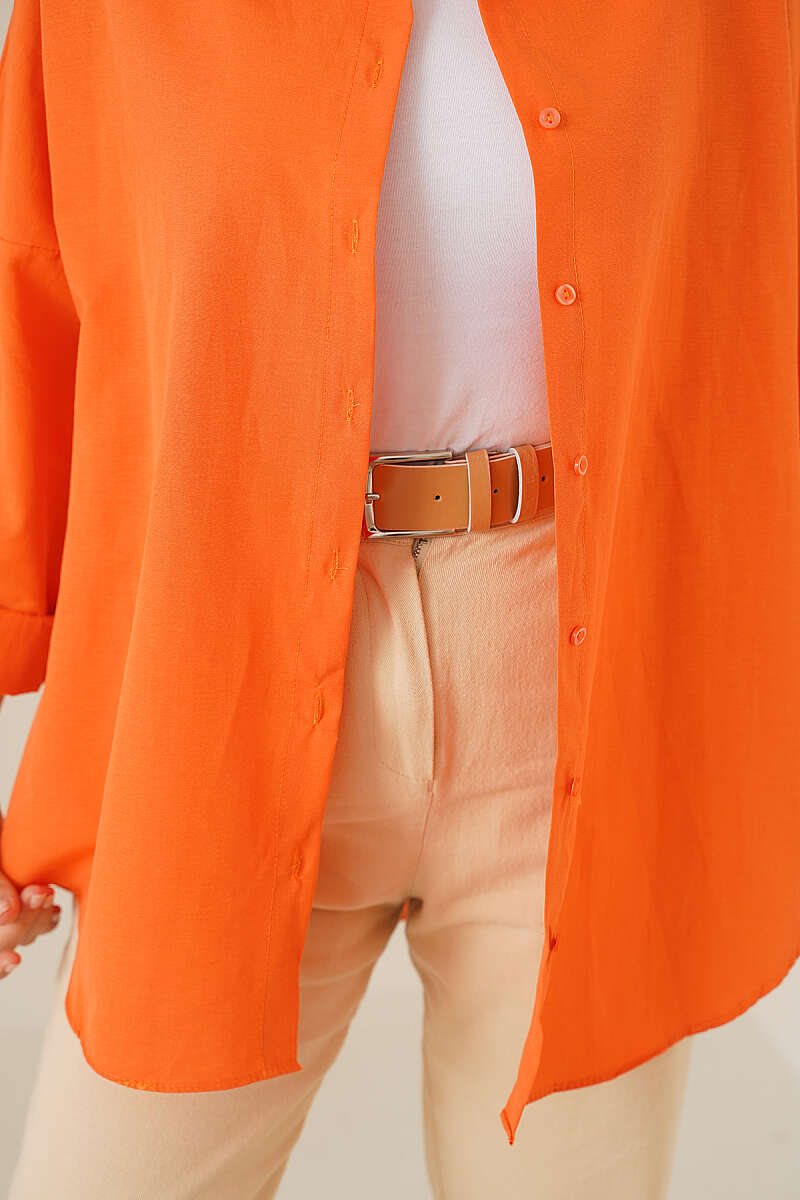 Oversized Shirt - Orange