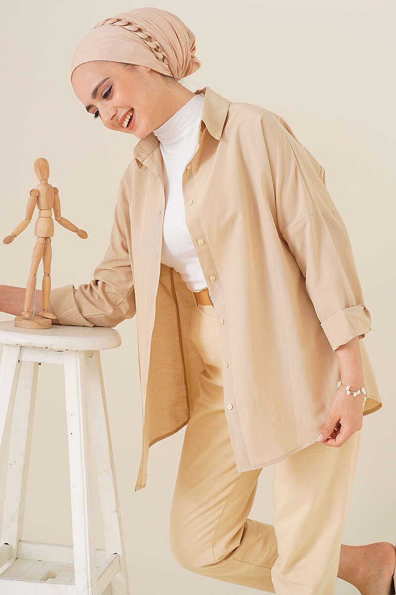 Oversized Shirt - Papaya