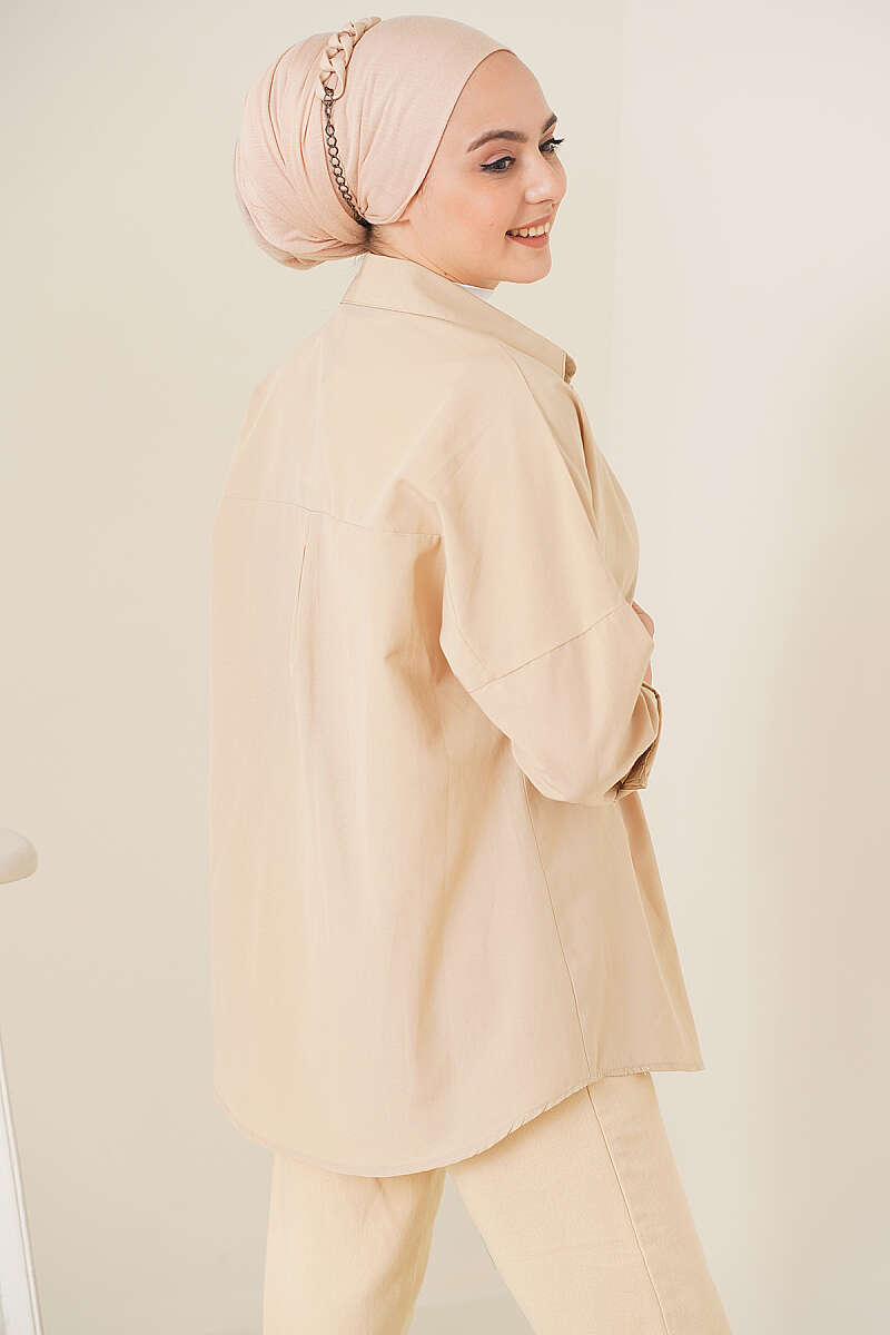 Oversized Shirt - Papaya