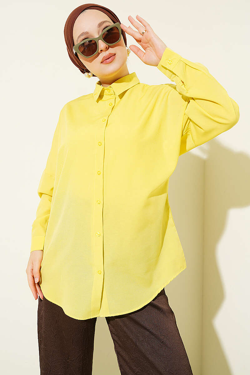 Oversized Shirt - Yellow