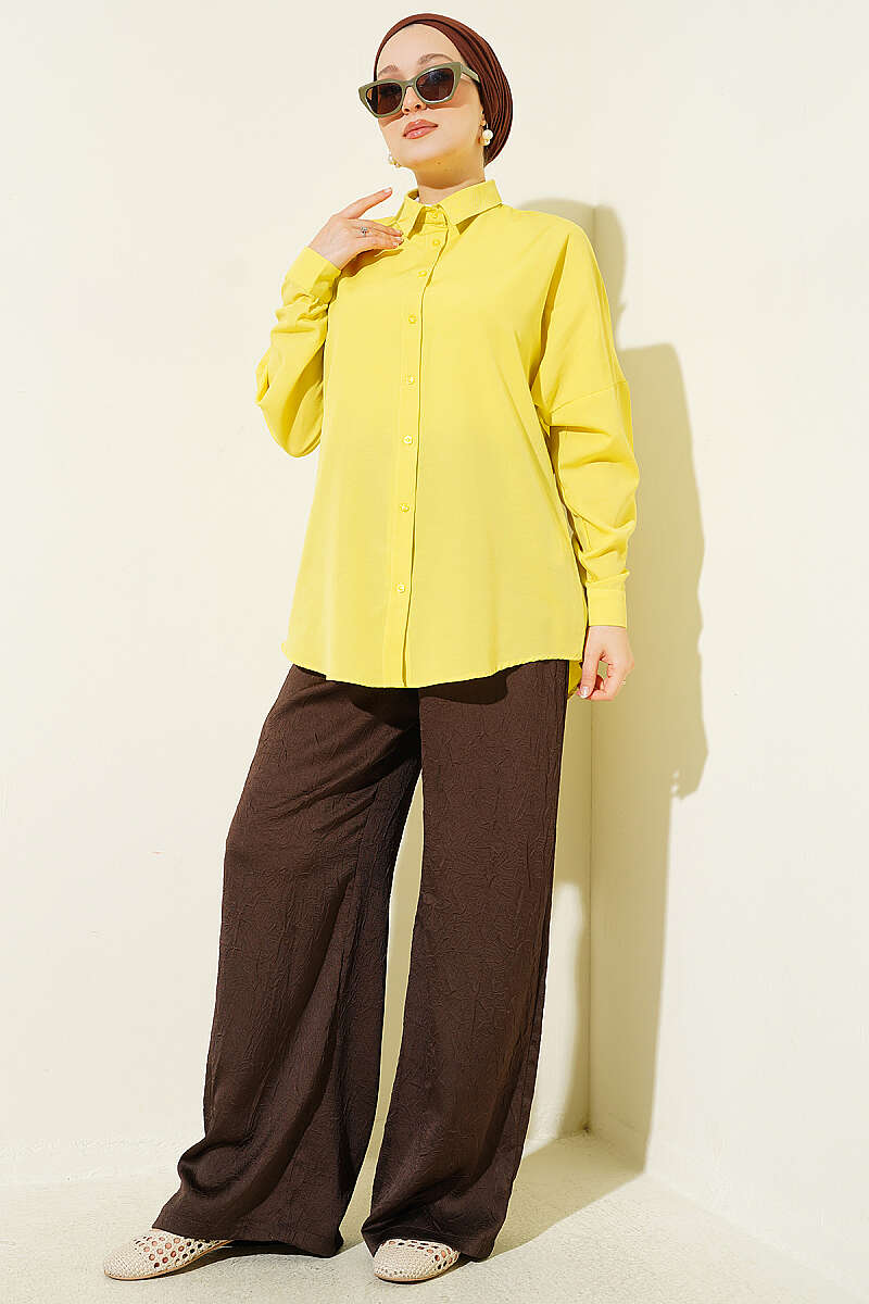 Oversized Shirt - Yellow