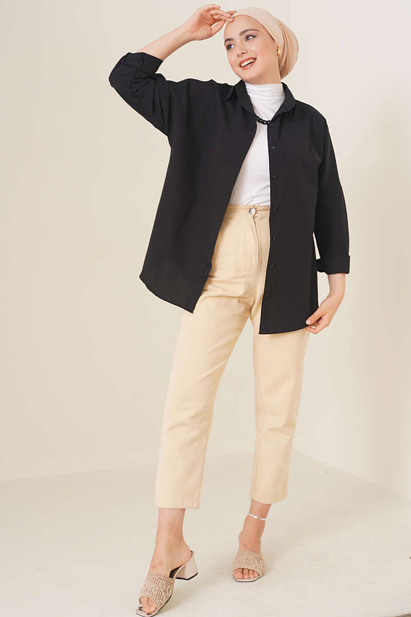 Oversized Shirt - Black
