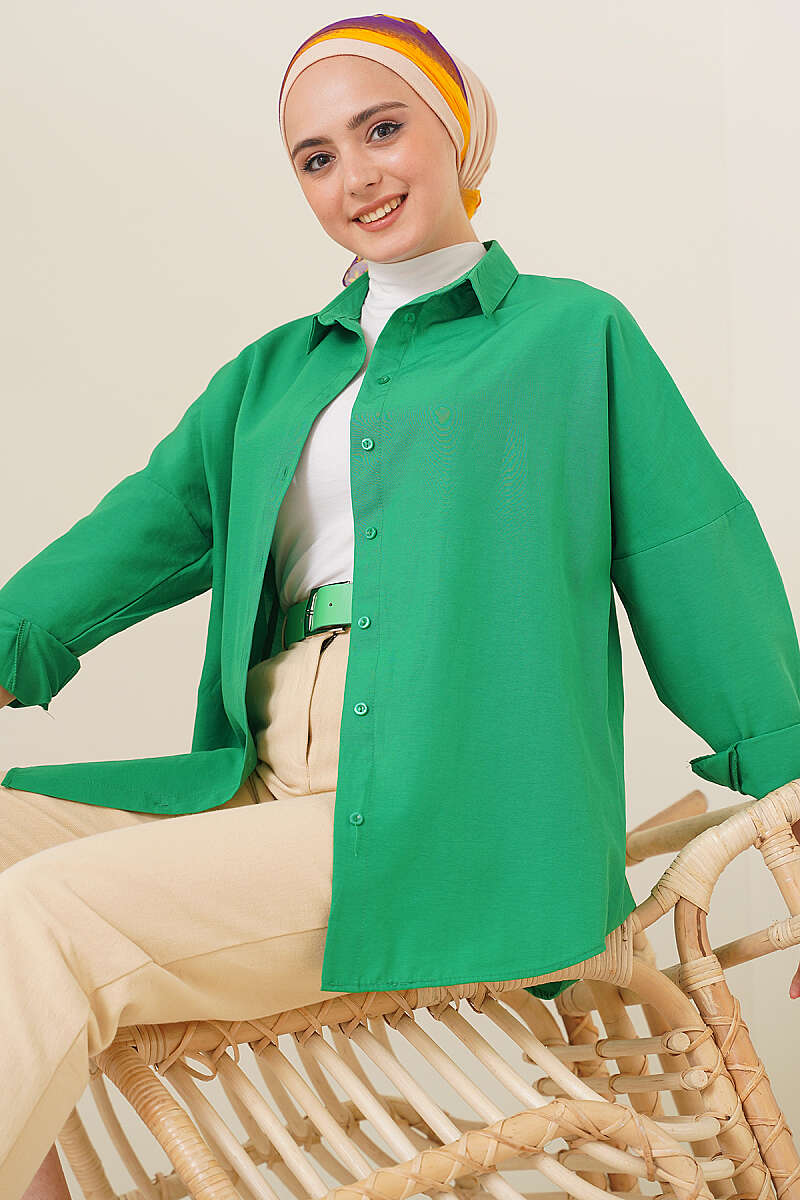 Oversized Shirt - Green
