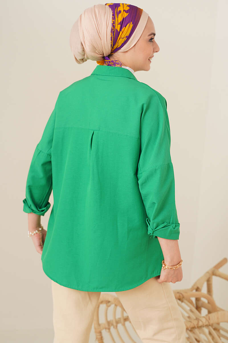 Oversized Shirt - Green