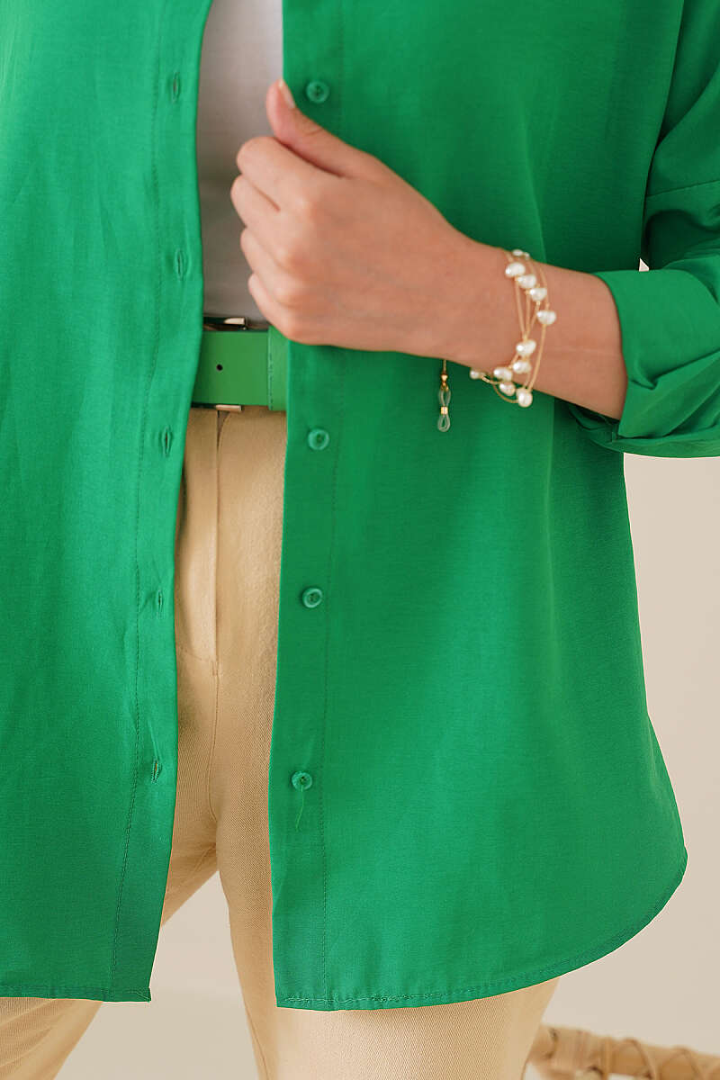 Oversized Shirt - Green