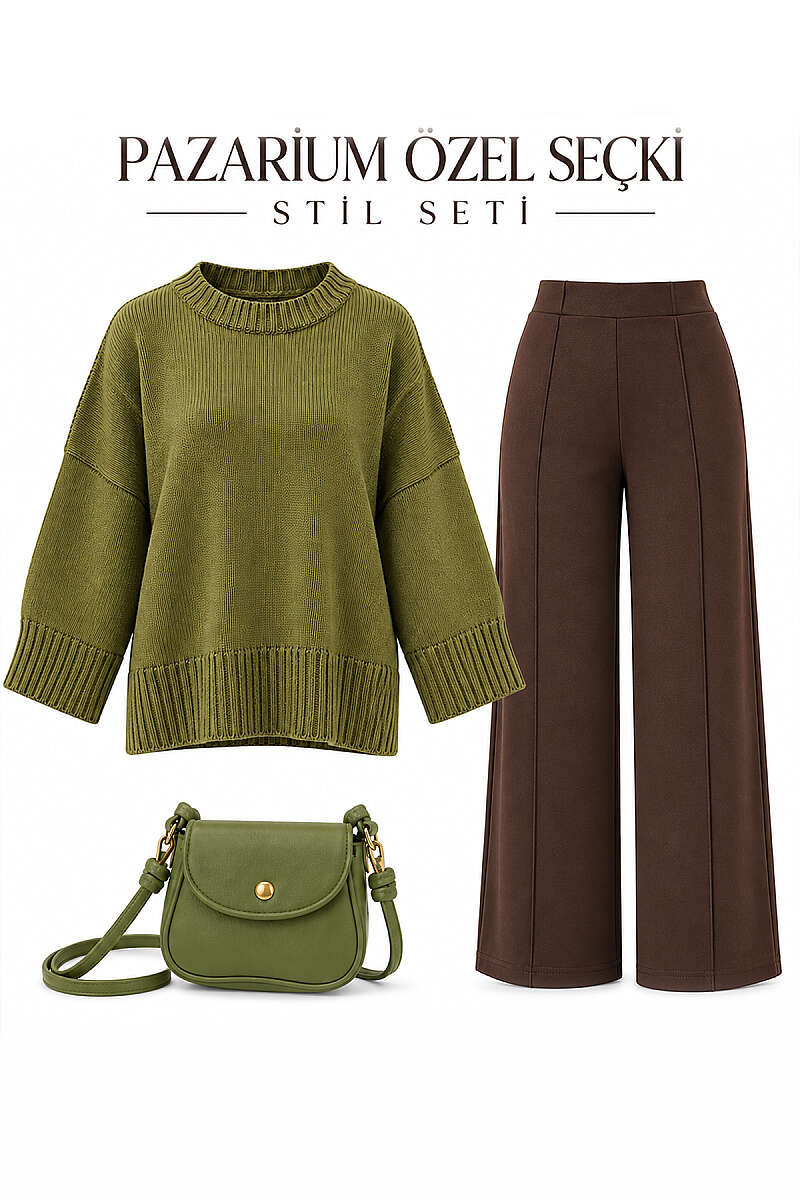 Pazarium Curated Outfit Set - Multicolour