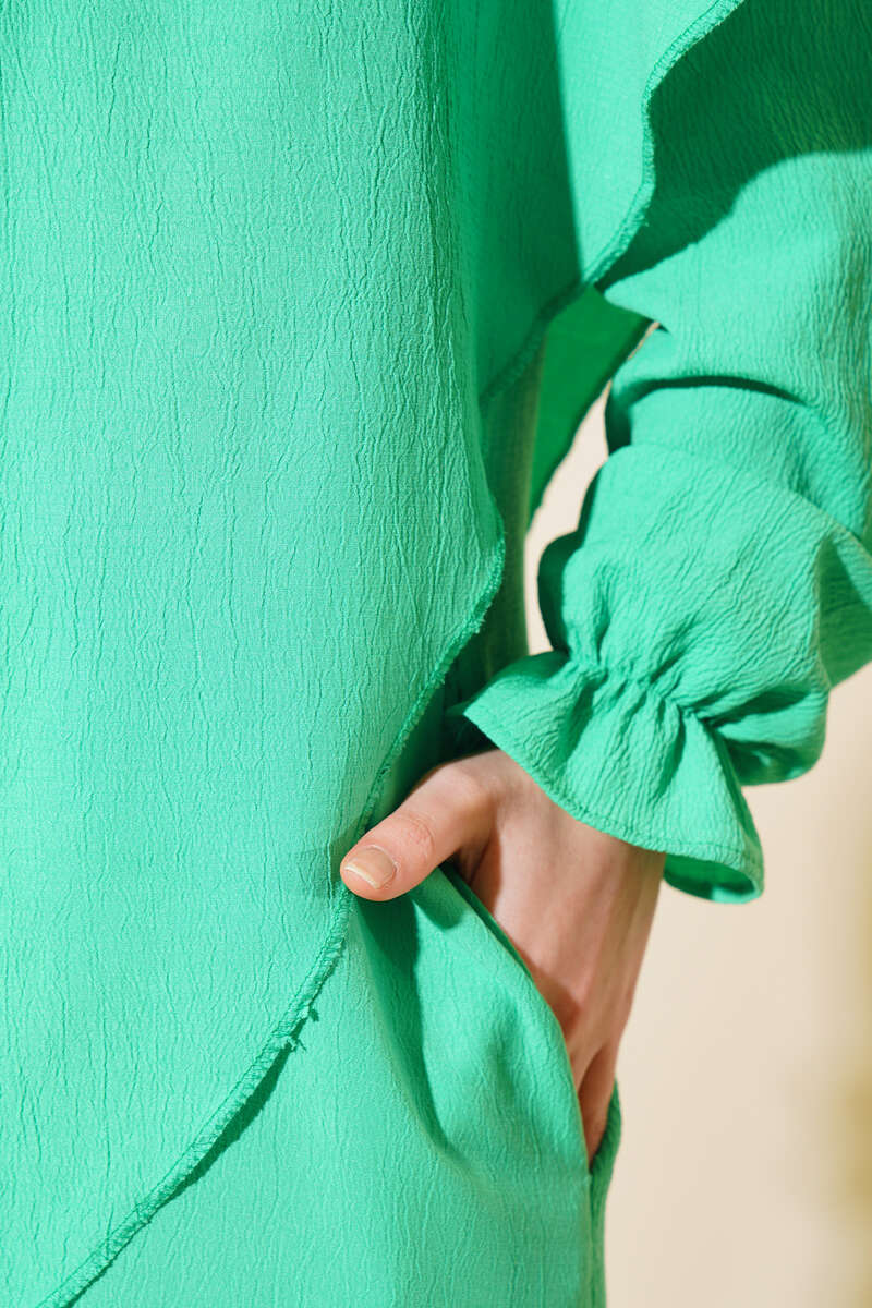 Prayer Dress with Face Veil - Green