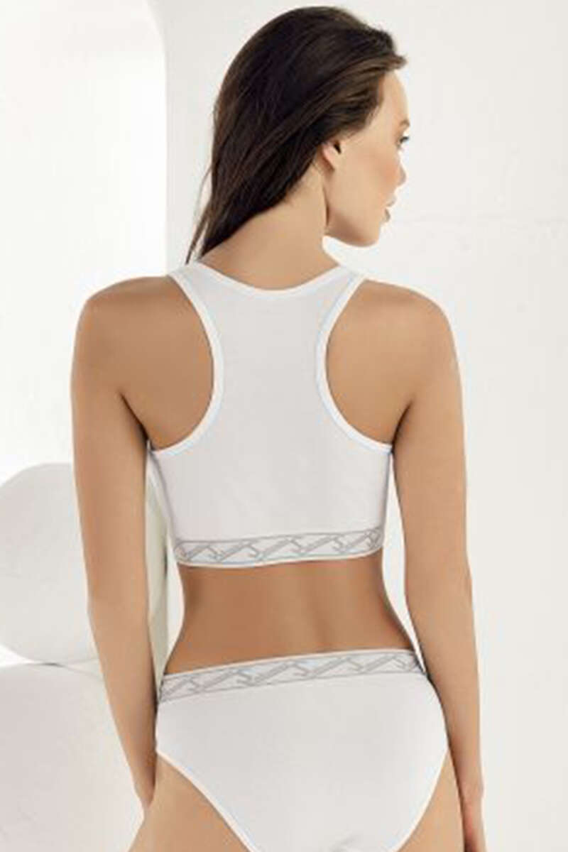 Şahinler Wide-Strap Sports Underwear Set - White