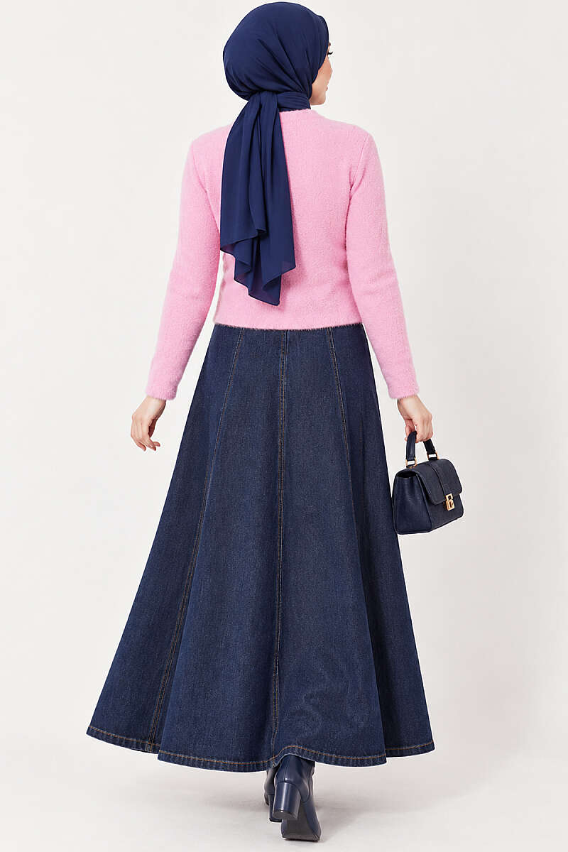 Short Brushed Button Cardigan - Pink