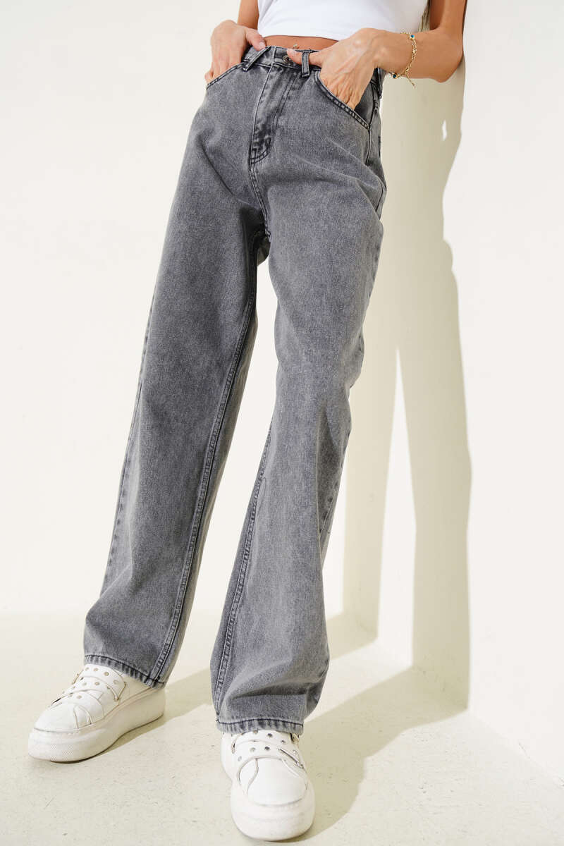 Loose Baggy Jeans - Grey
