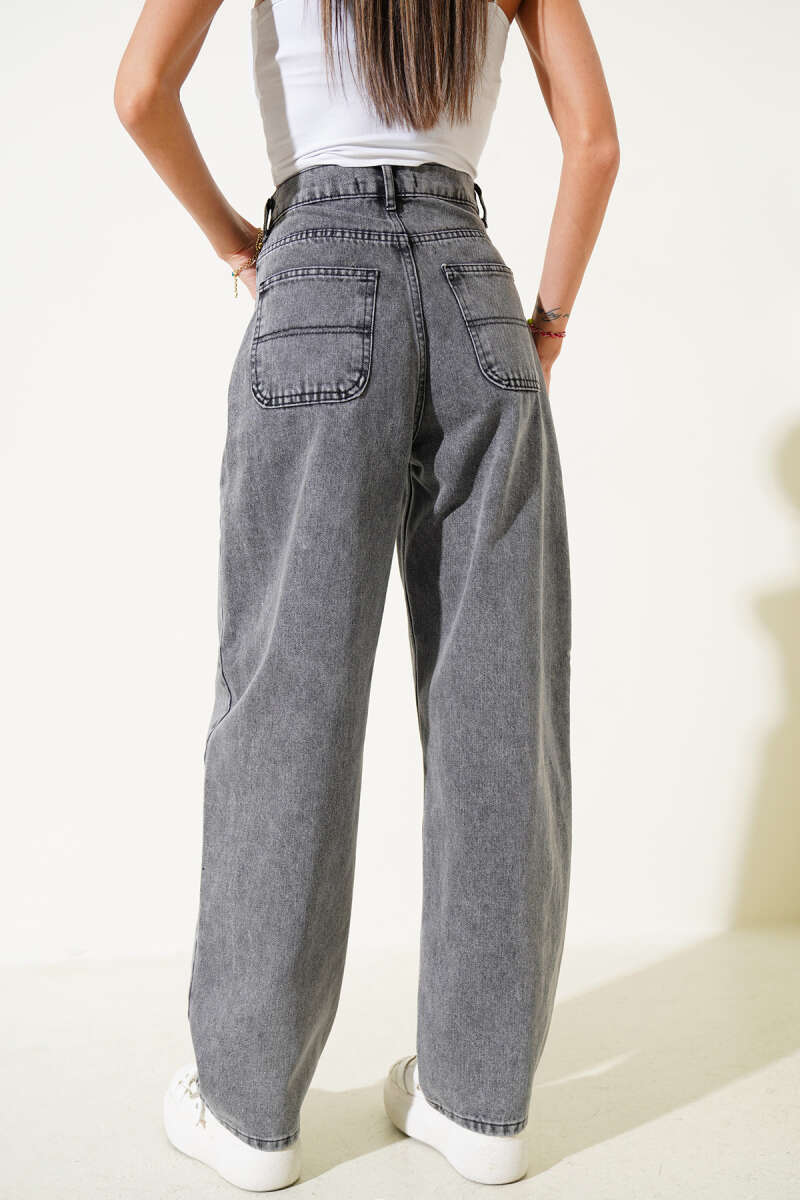Loose Baggy Jeans - Grey