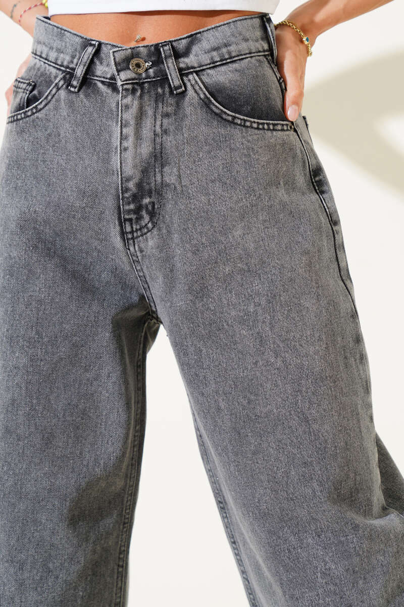 Loose Baggy Jeans - Grey
