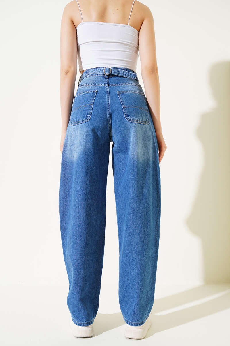 Loose Baggy Jeans - Blue