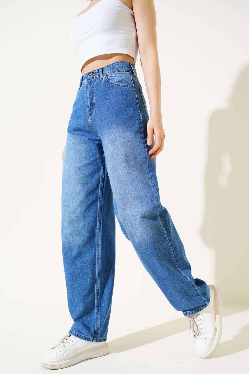 Loose Baggy Jeans - Blue
