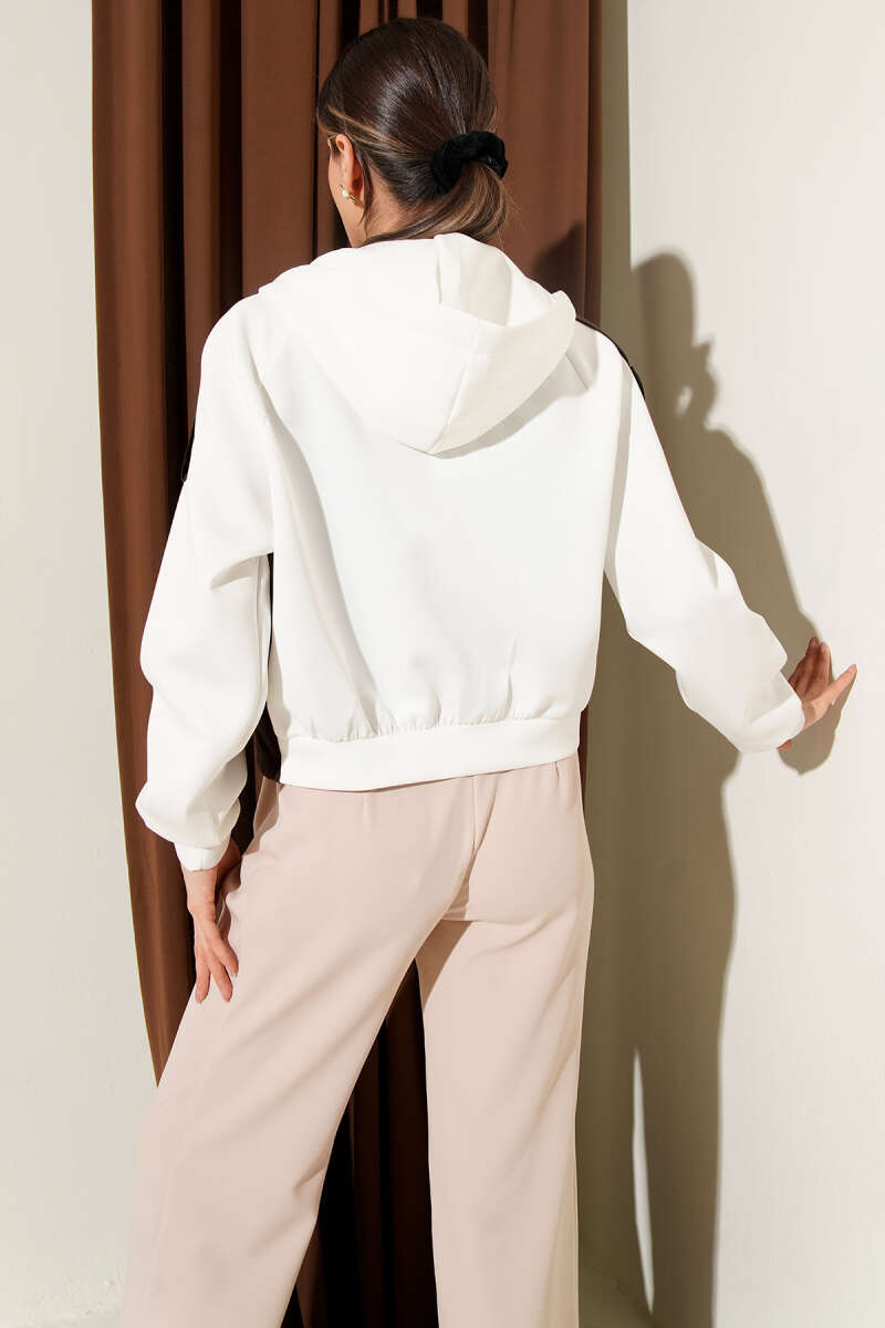 Short Hooded Scuba Trench - Brown