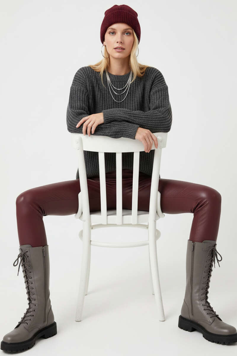 Salonica-Stitch Sweater - Smoke Grey