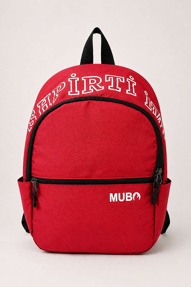 Printed Backpack - Red
