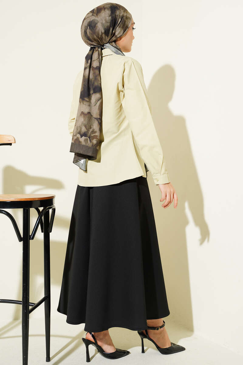 Basic Short Slim-Fit Shirt - Sage