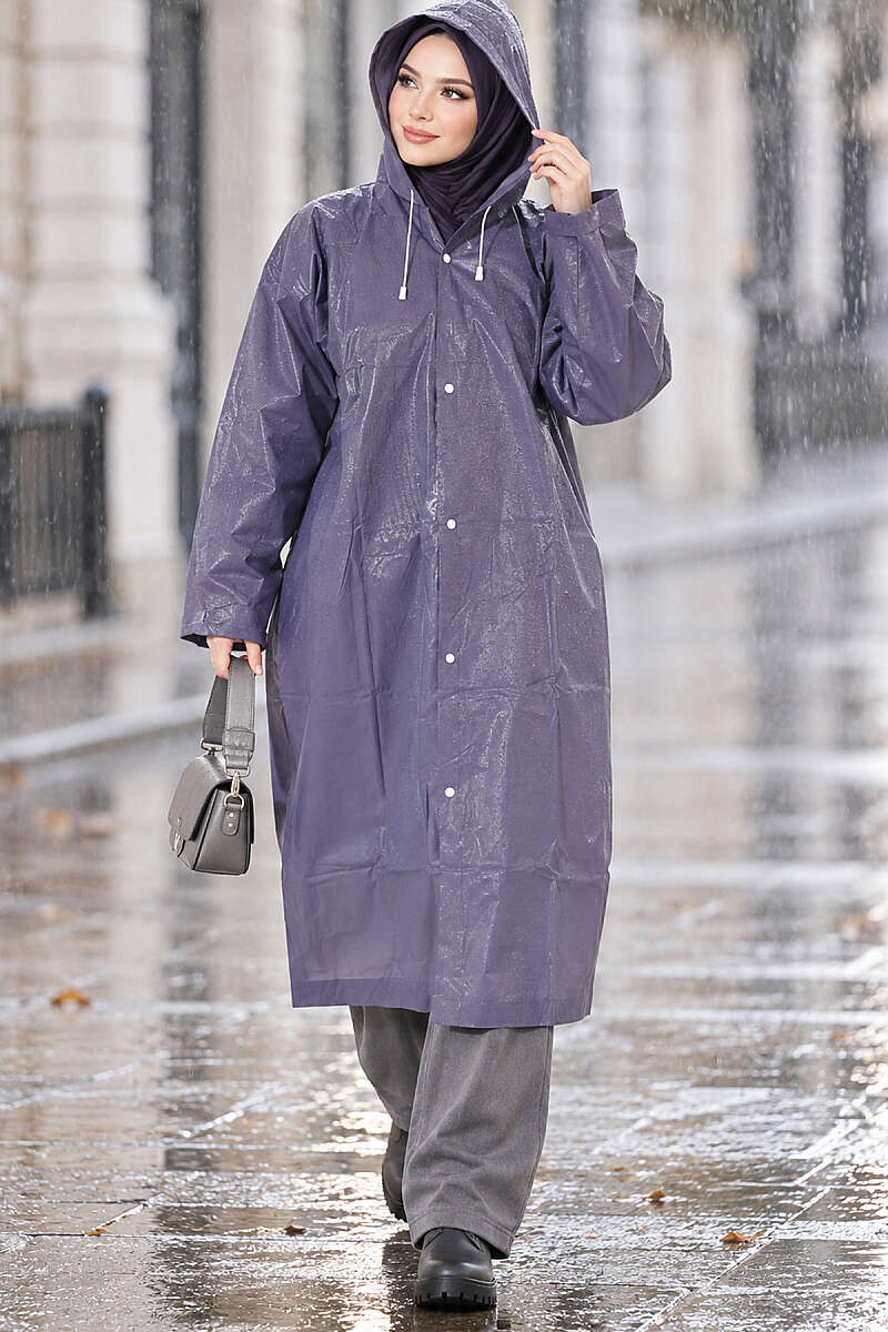 Waterproof Raincoat - Navy