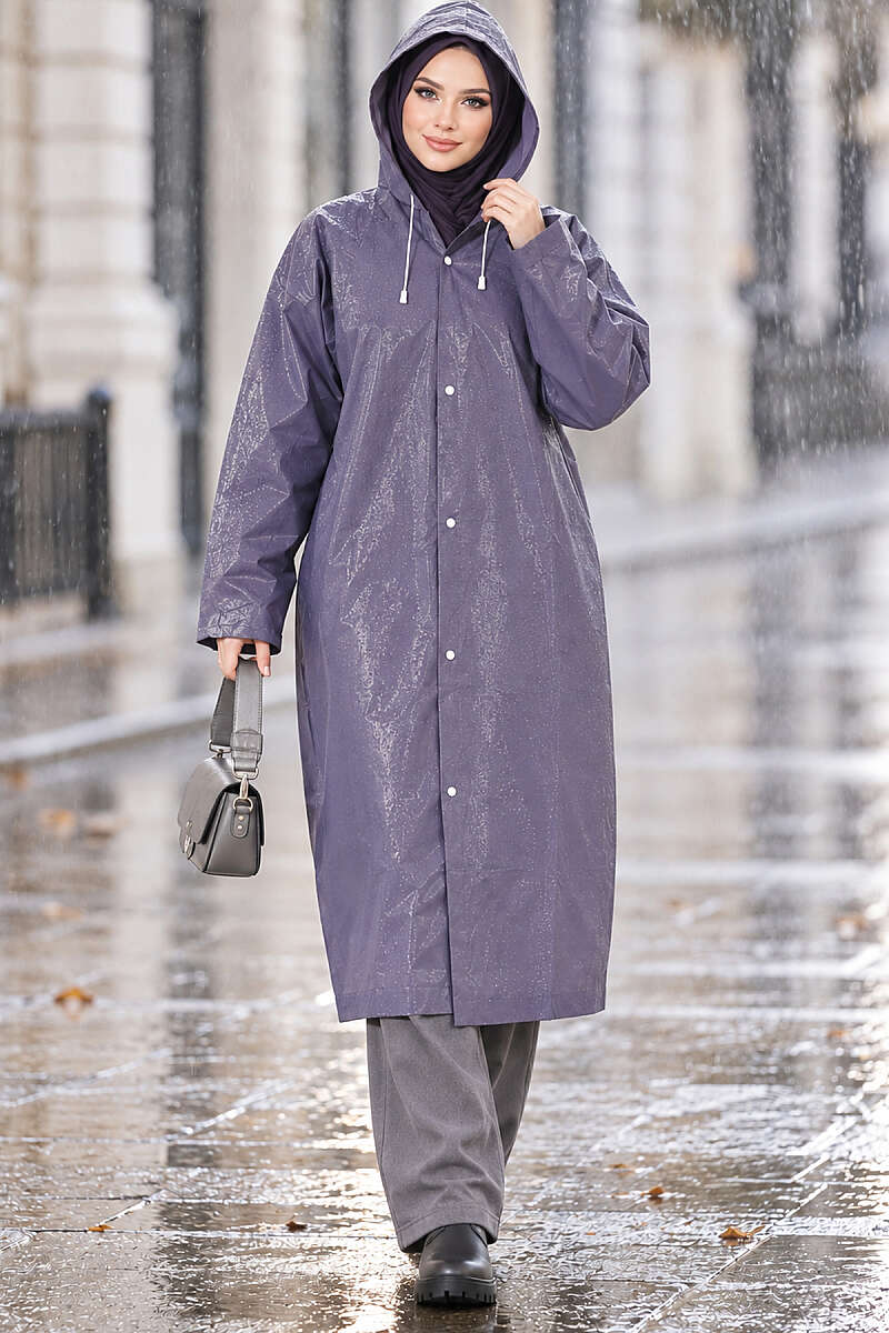 Waterproof Raincoat - Navy