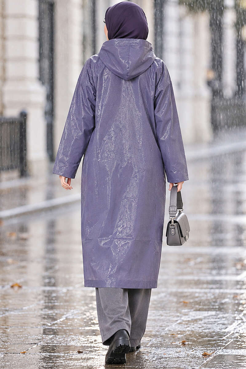 Waterproof Raincoat - Navy