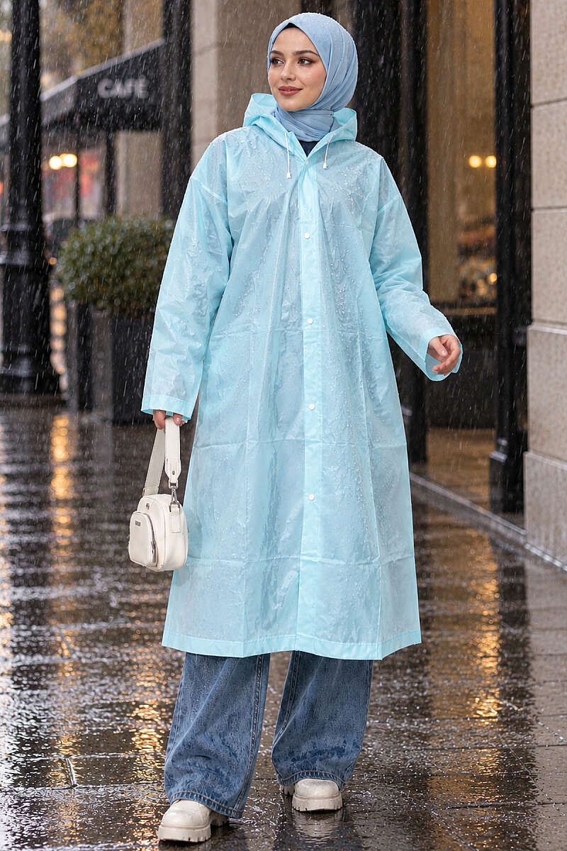Waterproof Raincoat - Mint