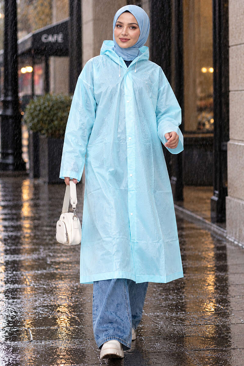 Waterproof Raincoat - Mint