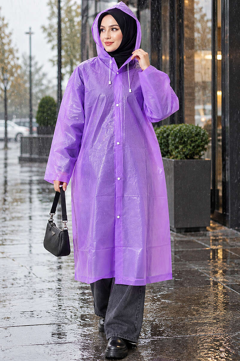 Waterproof Raincoat - Purple