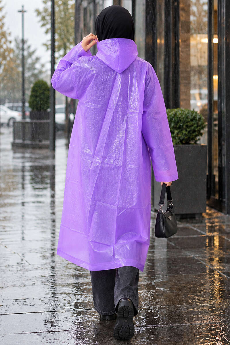 Waterproof Raincoat - Purple