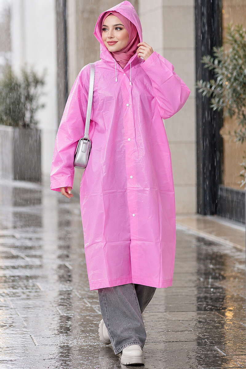 Waterproof Raincoat - Pink
