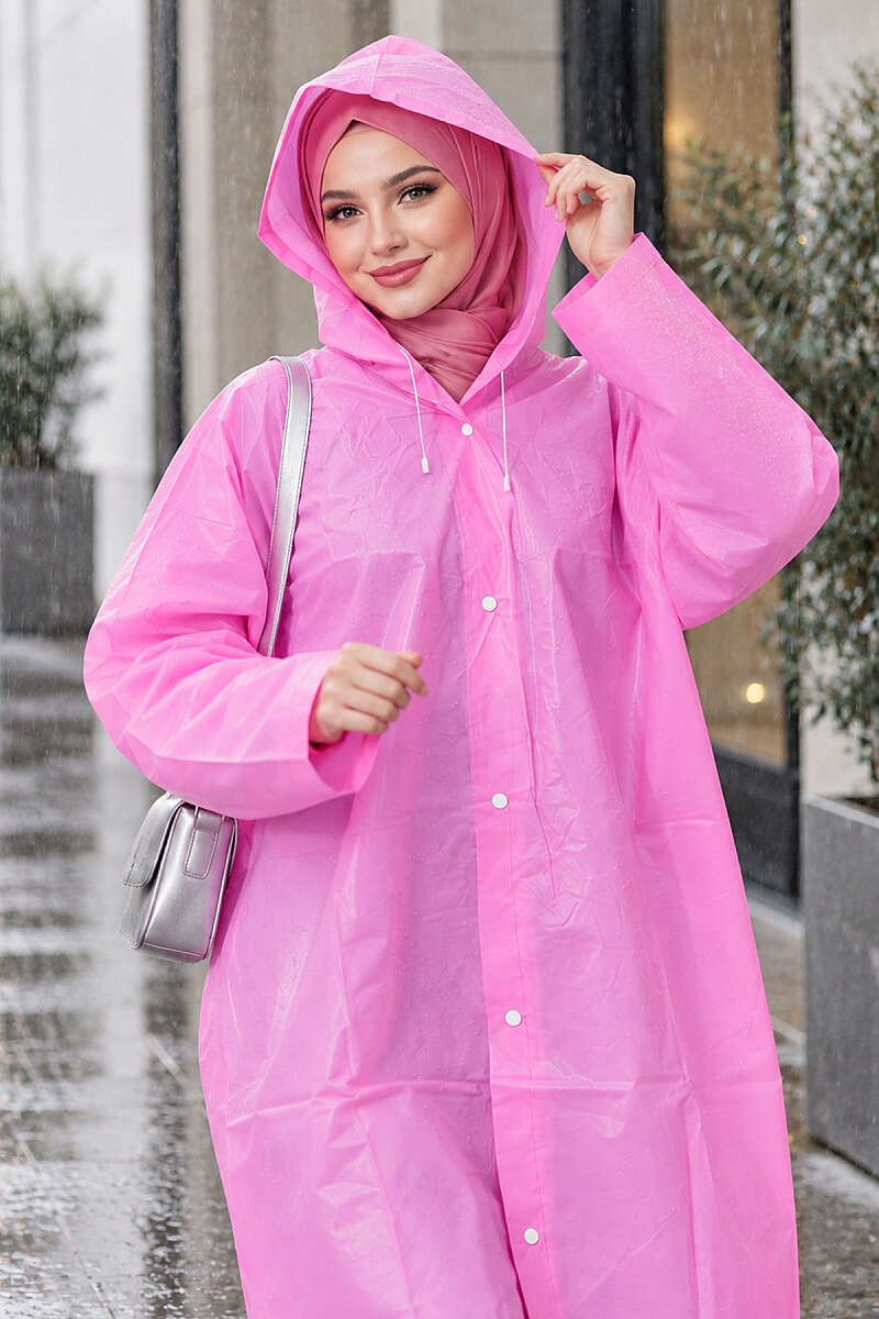 Waterproof Raincoat - Pink