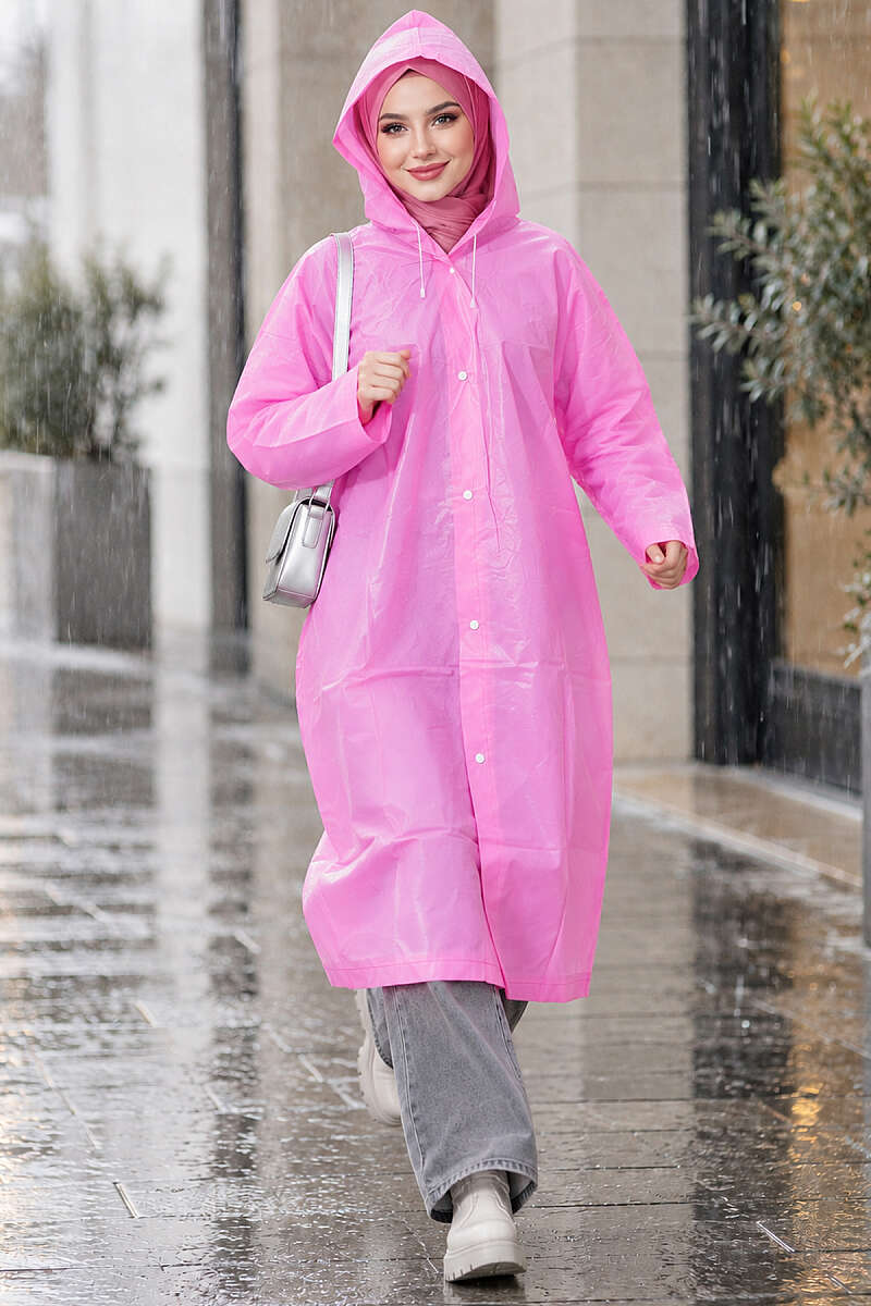 Waterproof Raincoat - Pink