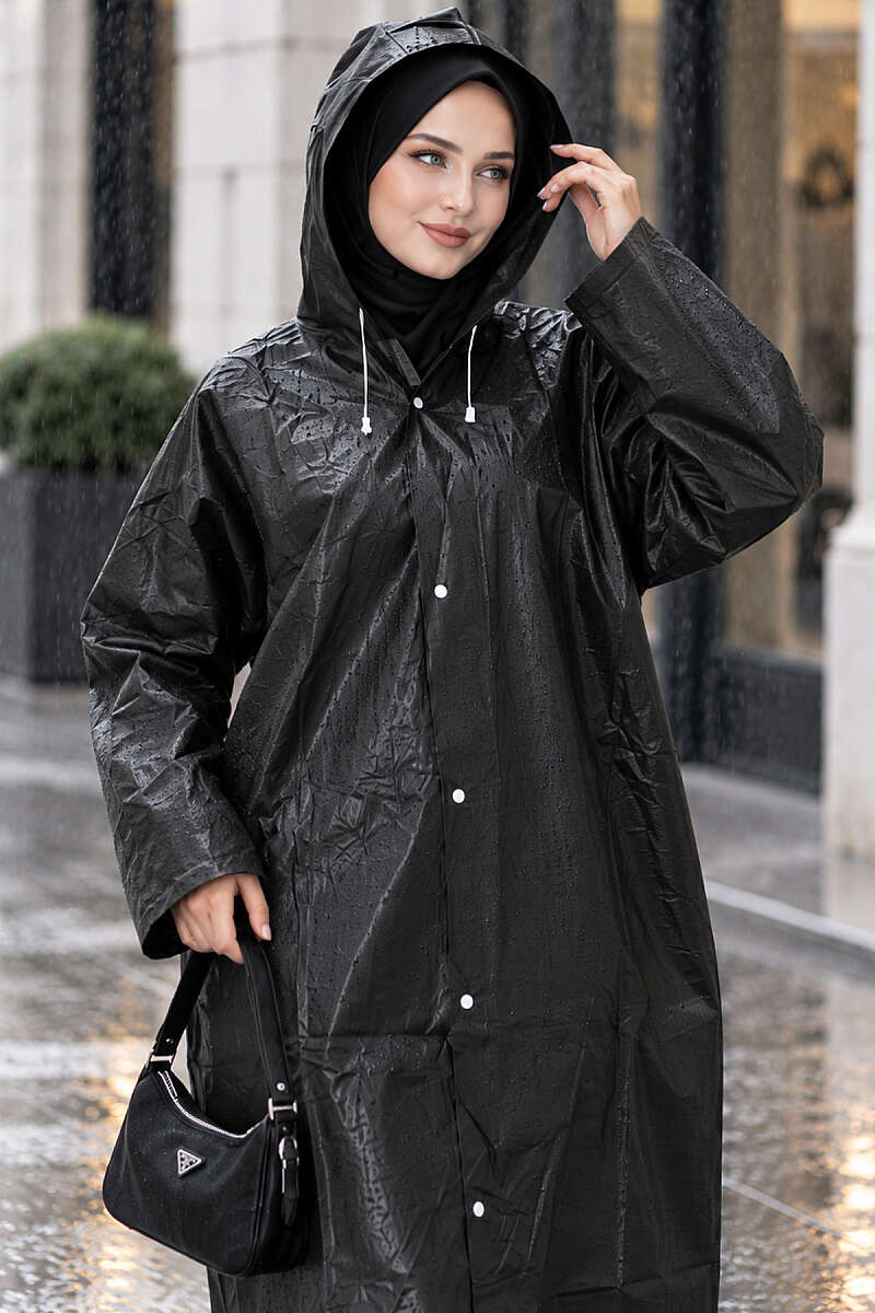 Waterproof Raincoat - Black