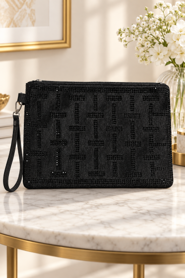 Stone-Detail Zip Bag - Multicolour 8
