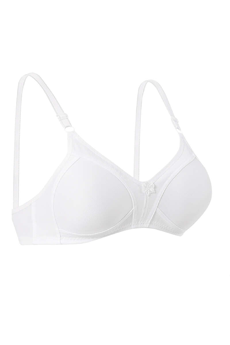 Push-Up Jersey Bra - White