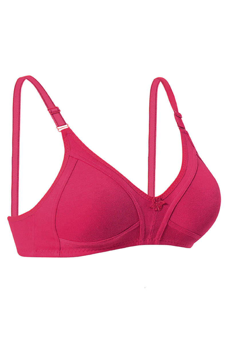 Push-Up Jersey Bra - Burgundy