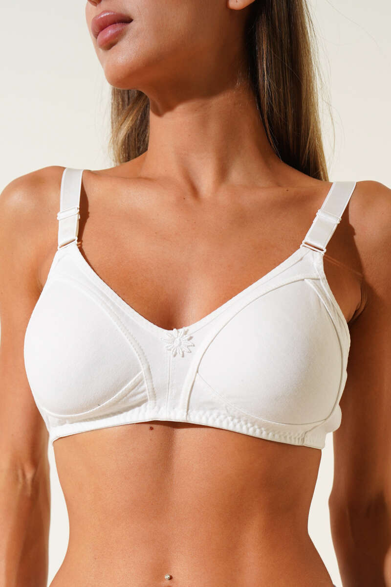 Push-Up Jersey Bra - Ecru