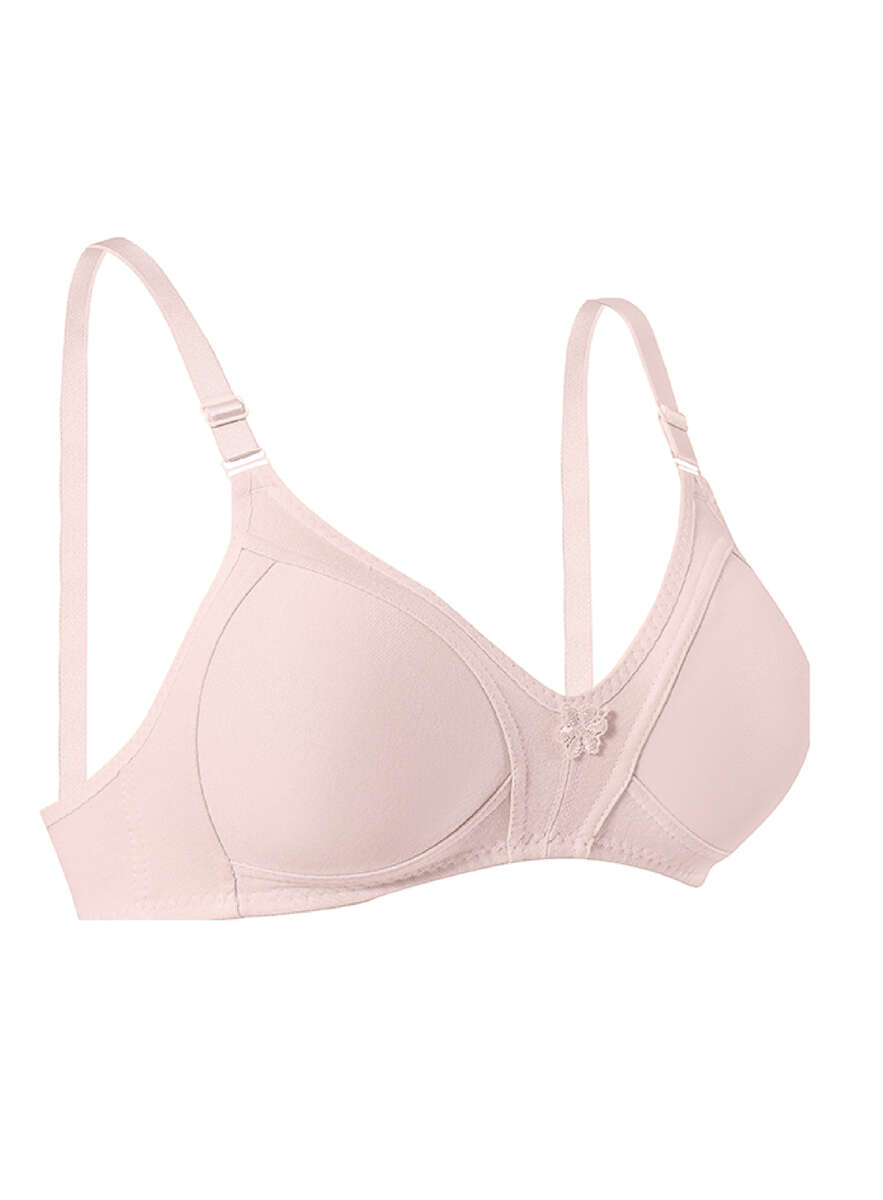 Push-Up Jersey Bra - Heather Brown